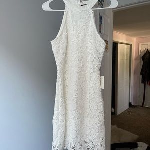 Ivory Lace mini dress